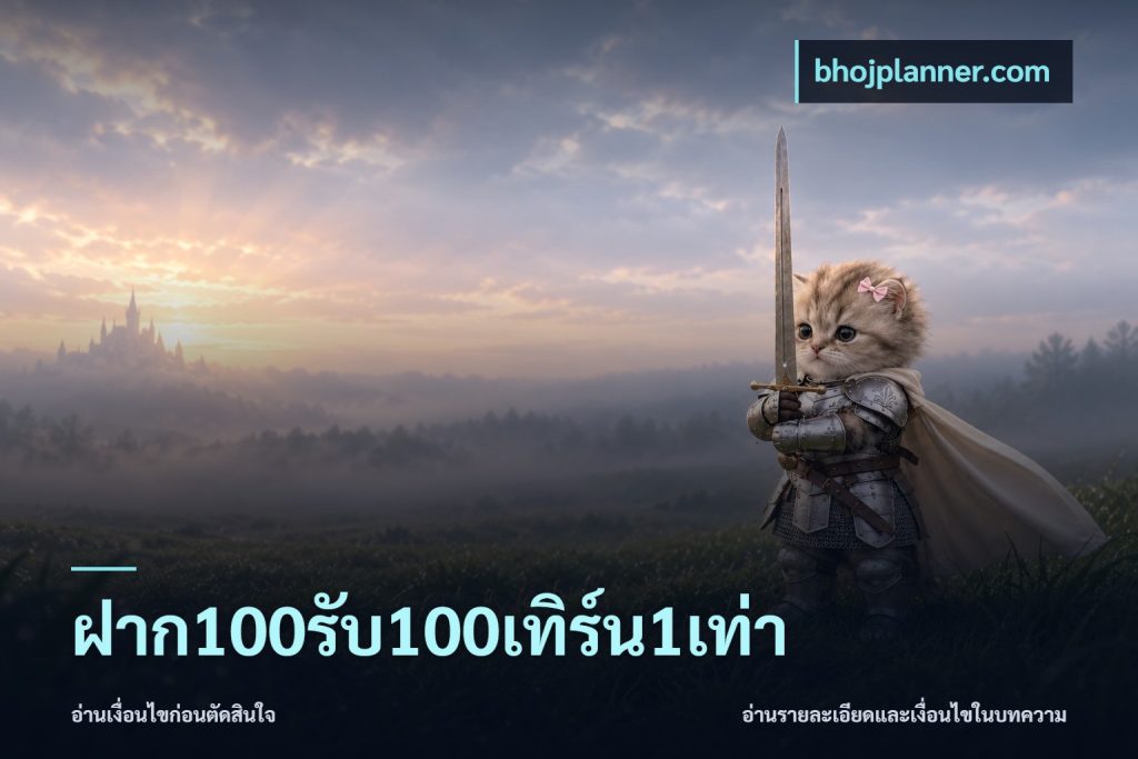ฝาก100รับ100เทิร์น1เท่า