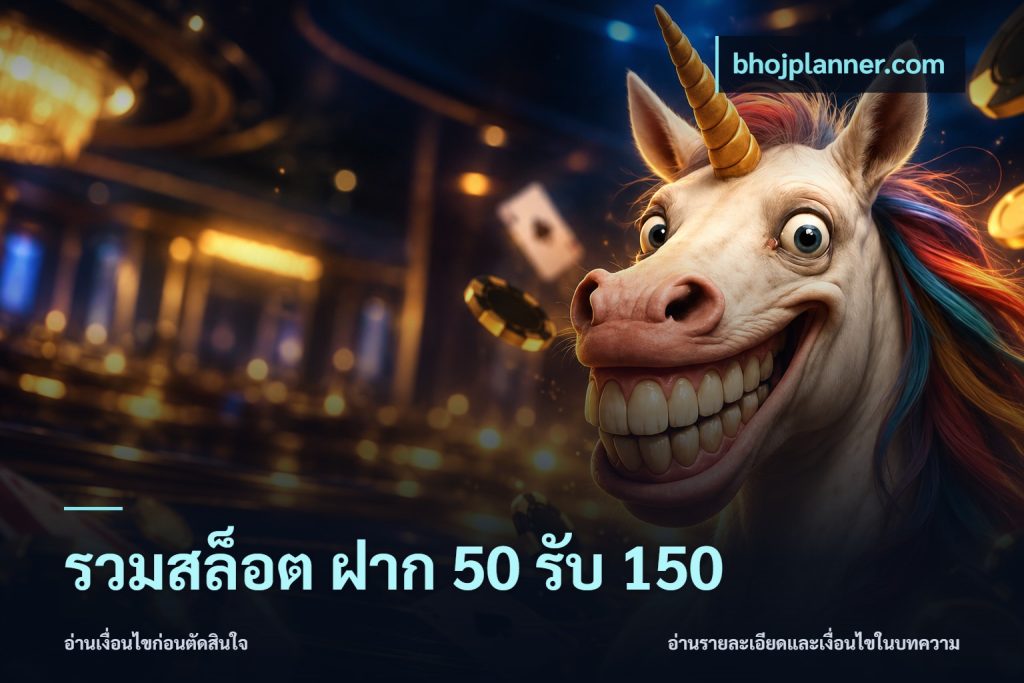 รวมสล็อต ฝาก 50 รับ 150