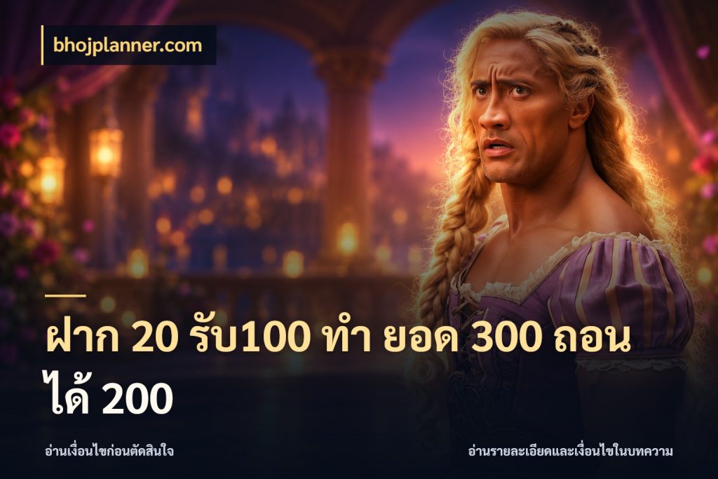 ฝาก 20 รับ100 ทํา ยอด 300 ถอนได้ 200 bhojplanner.com รูปแบบโบนัสกับสิทธิ์ของสายเกม