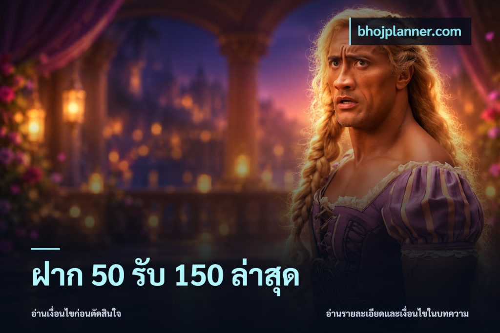 ฝาก 50 รับ 150 ล่าสุด