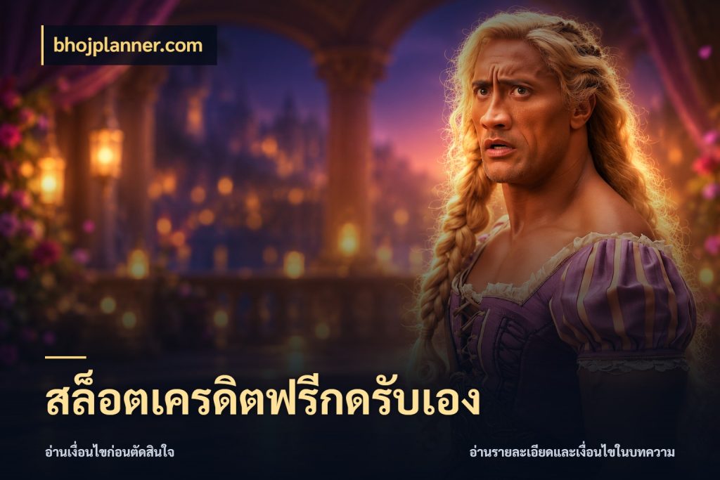 สล็อตเครดิตฟรีกดรับเอง รู้จักยอดและขอบเขตของเครดิตฟรี ในมุม bhojplanner.com