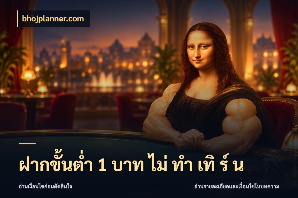 ฝากขั้นต่ำ 1 บาท ไม่ ทำ เทิ ร์ น จัดจังหวะสนุกให้เข้ากับงบที่ตั้งไว้ กับ bhojplanner.com