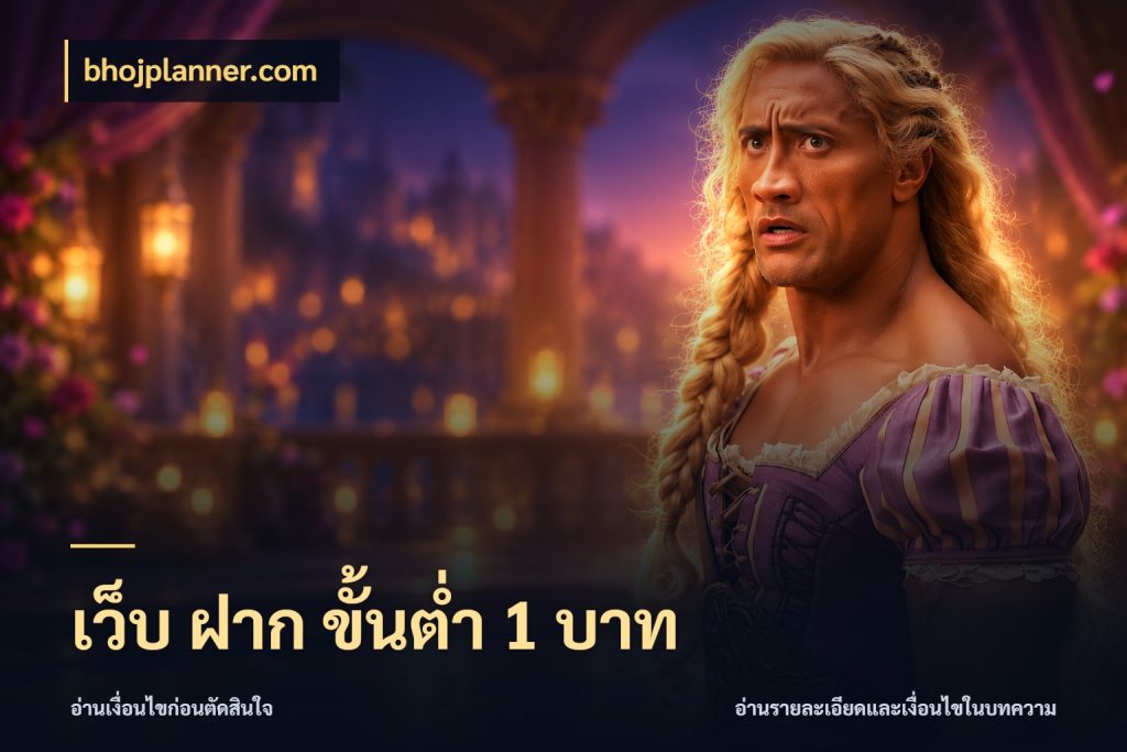 เว็บ ฝาก ขั้นต่ำ 1 บาท จำนวนเริ่มต้นกับสไตล์เกมที่ชอบ ในมุม bhojplanner.com
