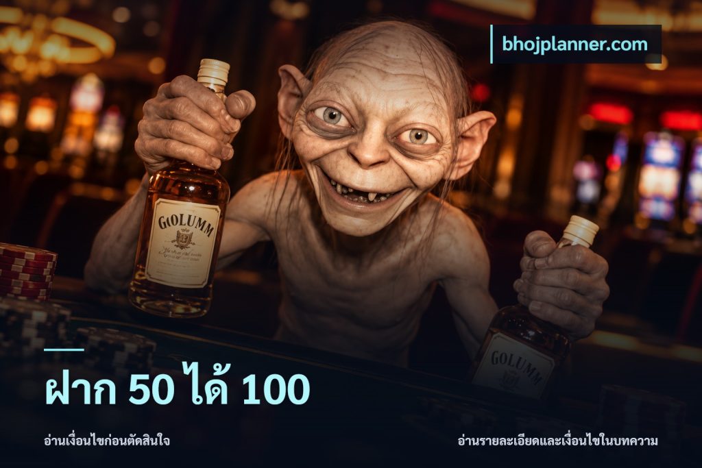 ฝาก 50 ได้ 100
