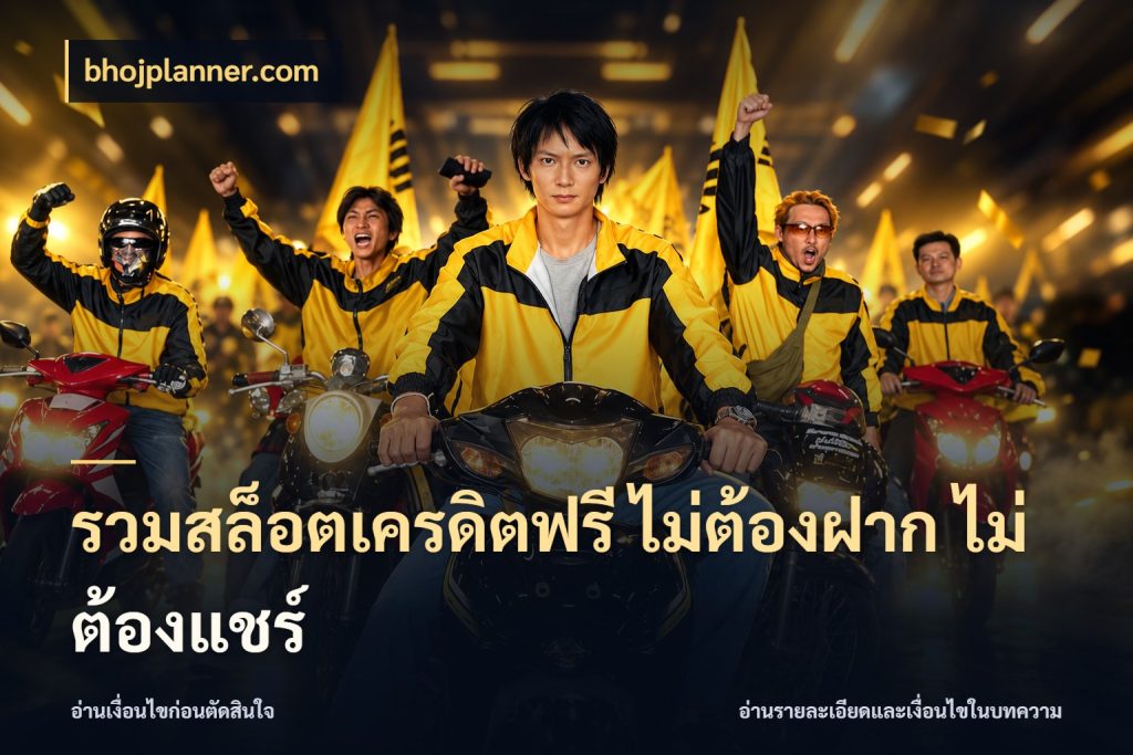 รวมสล็อตเครดิตฟรี ไม่ต้องฝาก ไม่ต้องแชร์ bhojplanner.com เลือกสไตล์ความสนุกจากรูปแบบเครดิต