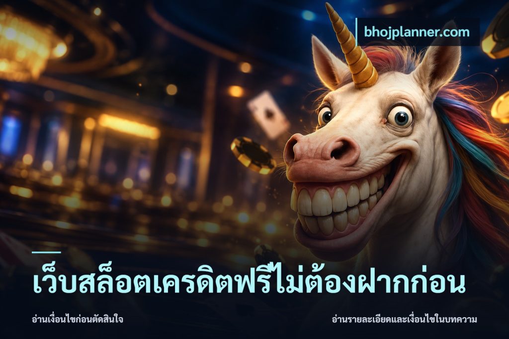 เว็บสล็อตเครดิตฟรีไม่ต้องฝากก่อน