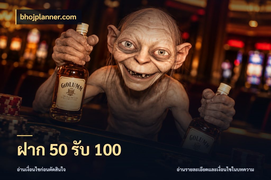 ฝาก 50 รับ 100 โปรกับเกมที่ชอบเลือกให้ตรงสไตล์ สไตล์ bhojplanner.com