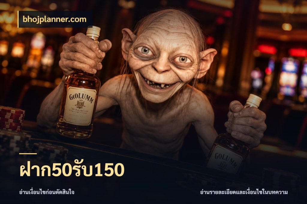 ฝาก50รับ150 เครดิตกับรูปแบบโปรที่ตรงใจ ในมุม bhojplanner.com