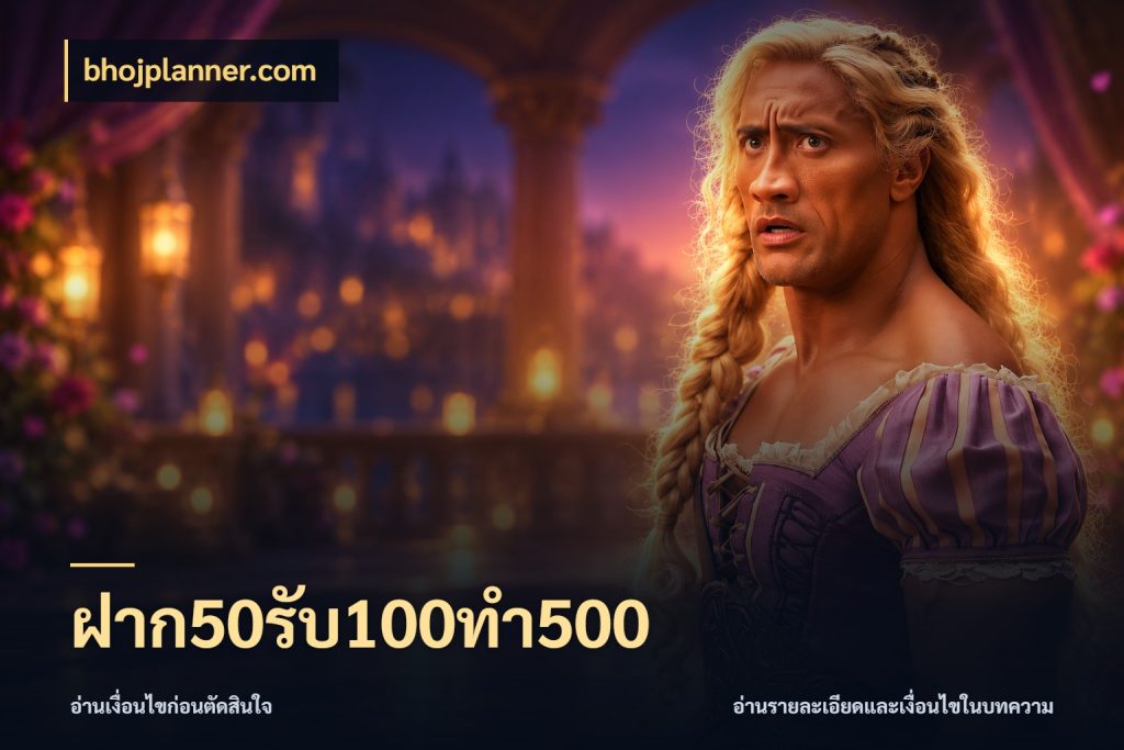 ฝาก50รับ100ทํา500 สีสันของโปรฝากและยอดรับ กับ bhojplanner.com