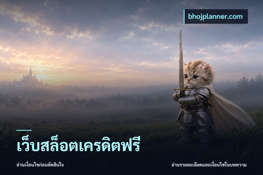 เว็บสล็อตเครดิตฟรี