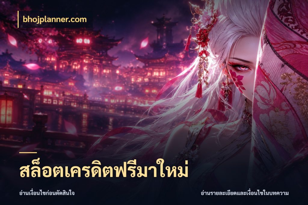 สล็อตเครดิตฟรีมาใหม่ สายโบนัสเลือกมุมเครดิตให้ตรงสไตล์ กับ bhojplanner.com